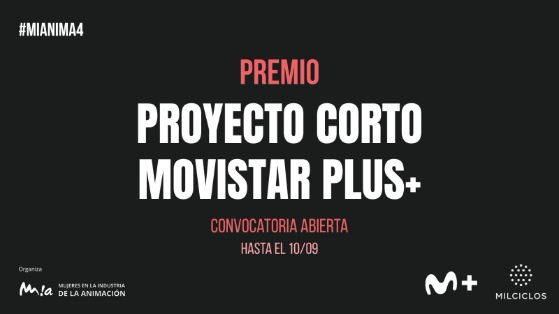 Premios Movistar Plus+ - Convocatoria para cortometrajes animados liderados por mujeres